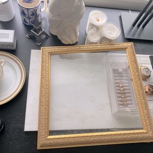 Gold baroque frame